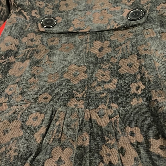 GRACIA FASHION FLORAL COAT RETRO STYLE - Picture 7 of 7